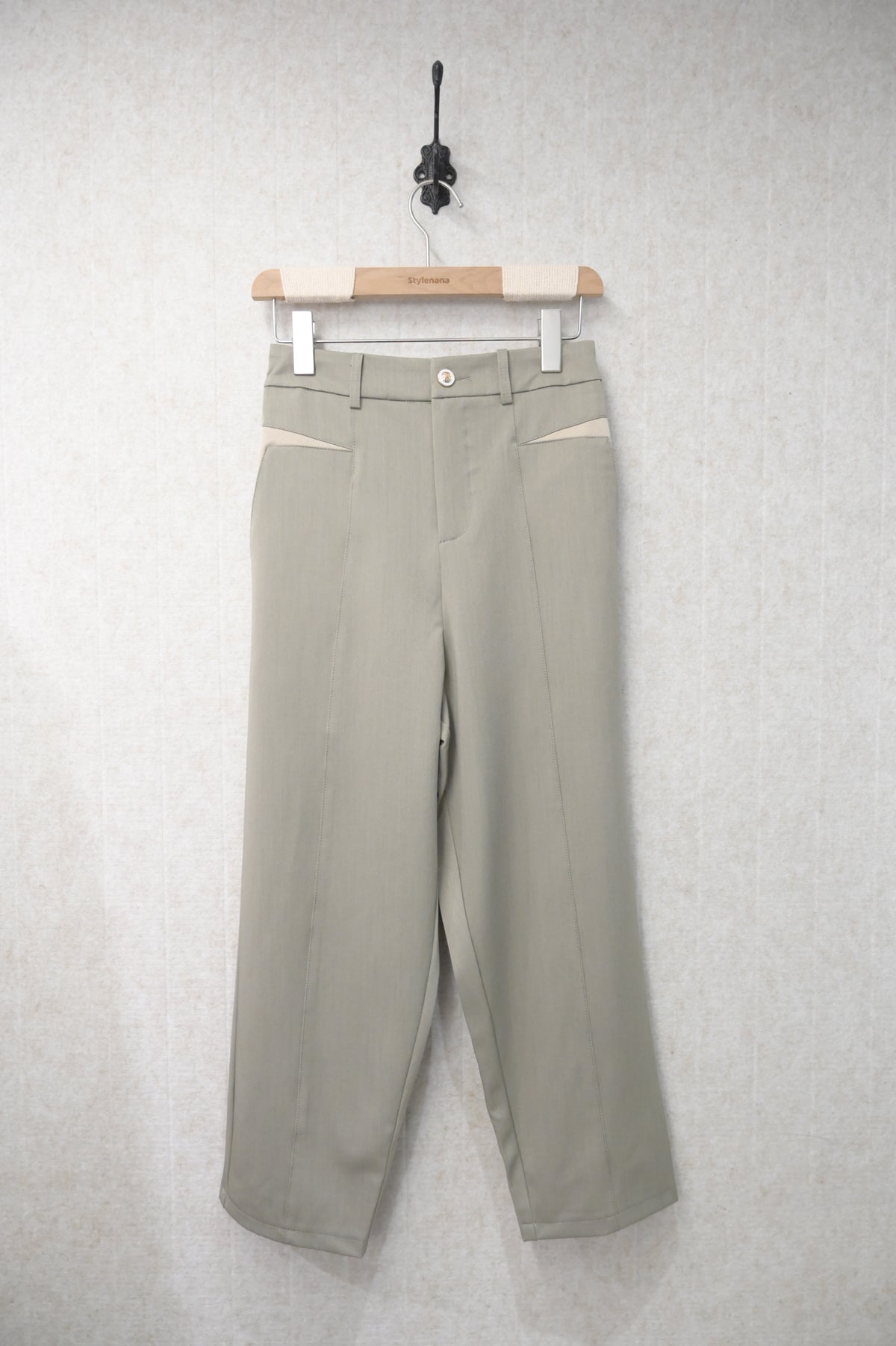 初秋・修腳九分西褲 2色入 2W21016