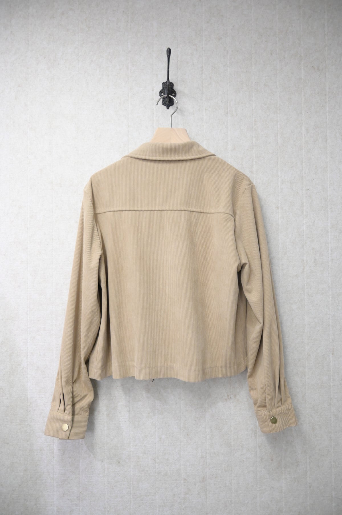 初秋・軟燈芯絨外套配針織背心仔 2色入 2W61017