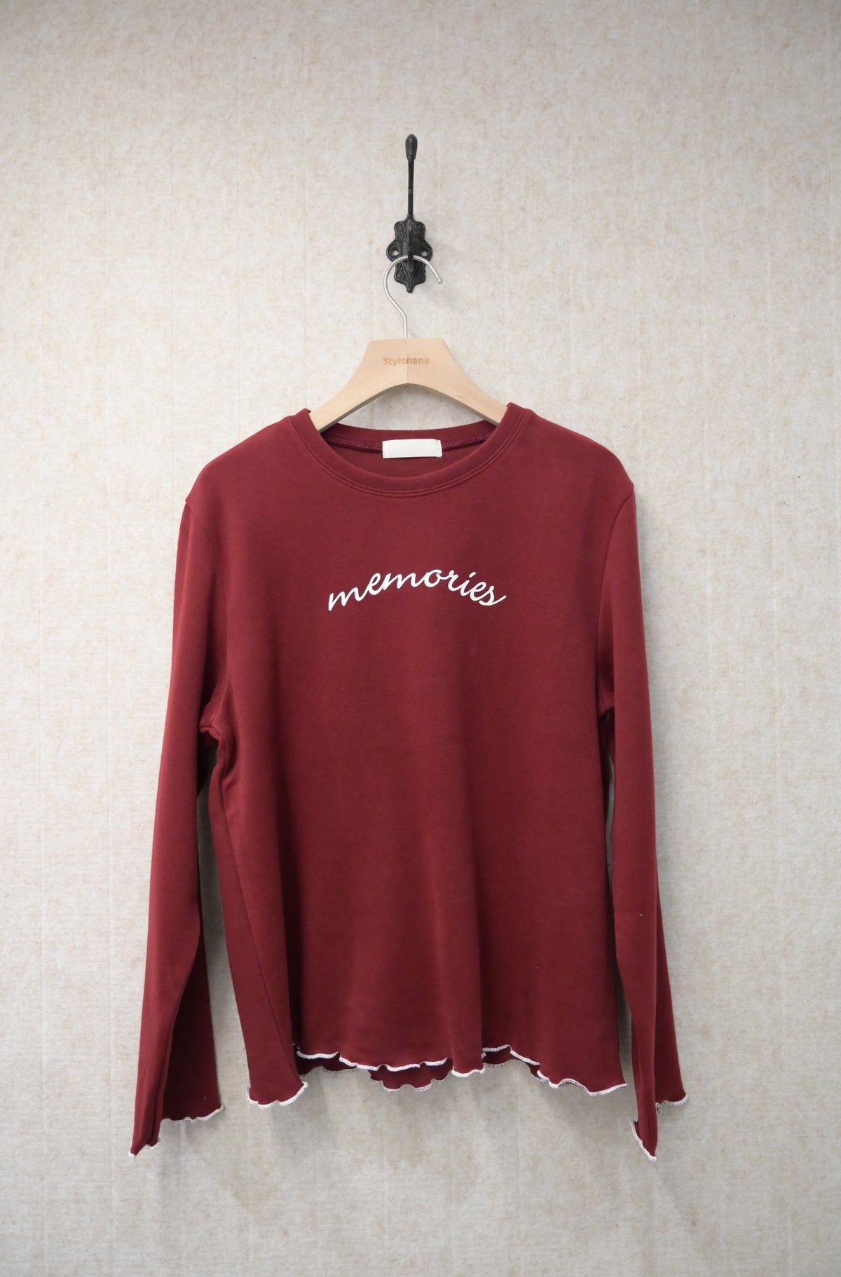 初秋・Memories磨毛衛衣 2色入 2W51020