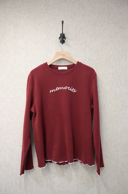 初秋・Memories磨毛衛衣 2色入 2W51020