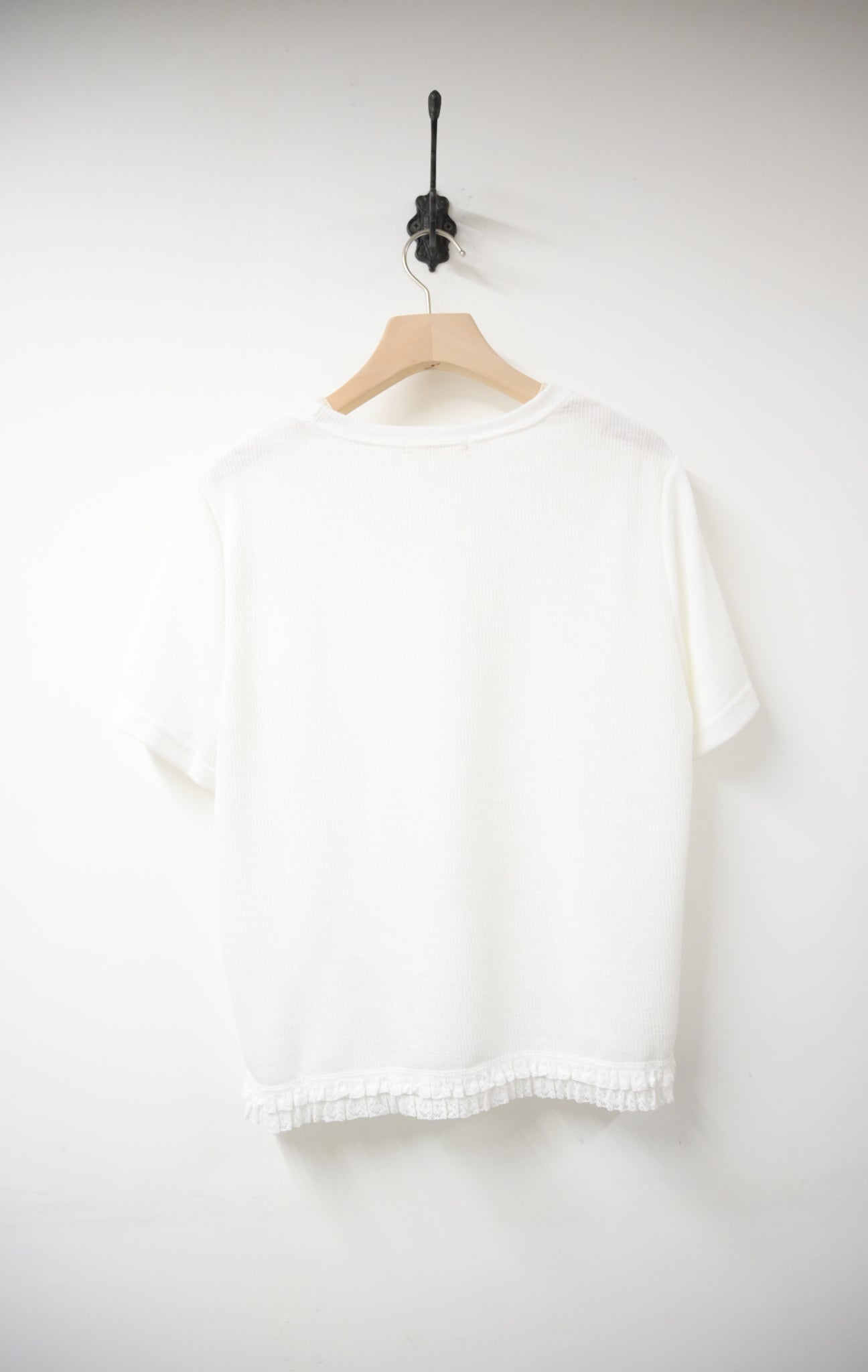 Ruffle lace邊彈性柔軟上衣 3色入 S50813