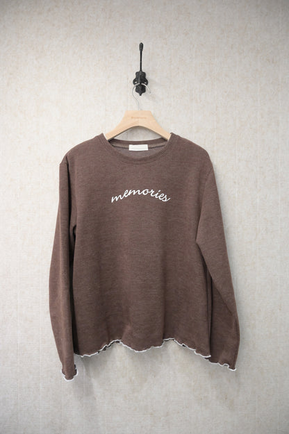 初秋・Memories磨毛衛衣 2色入 2W51020