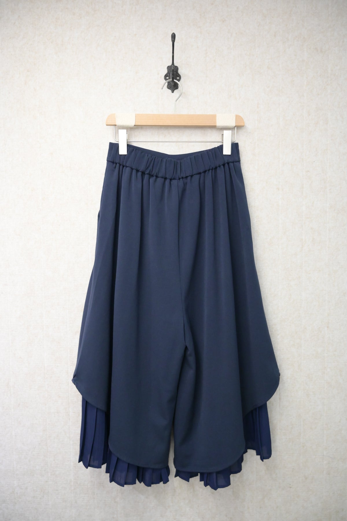 初秋・假兩件兩層百褶褲 2色入 2W21030