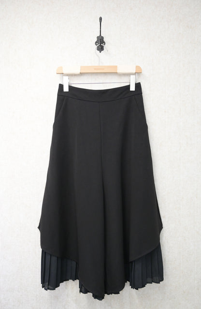 初秋・假兩件兩層百褶褲 2色入 2W21030