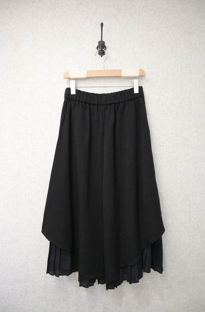 初秋・假兩件兩層百褶褲 2色入 2W21030