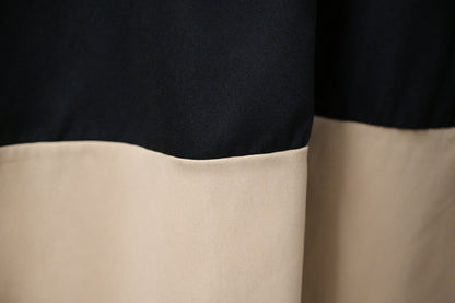 拼色柔軟針織連身裙 2色入 1W61119