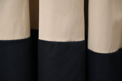 拼色柔軟針織連身裙 2色入 1W61119