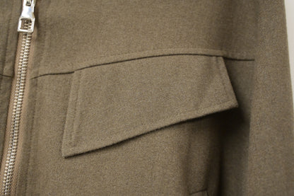 秋冬・高質量滑料外套配半身裙SET 2色入 1W61020