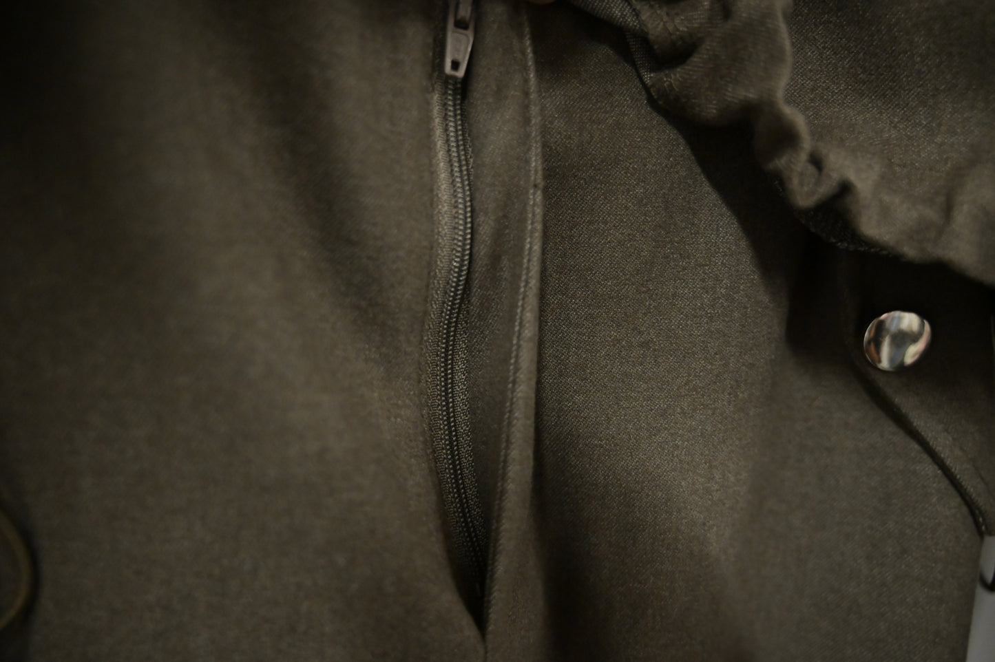 秋冬・高質量滑料外套配半身裙SET 2色入 1W61020