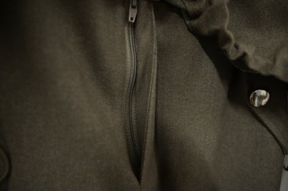 秋冬・高質量滑料外套配半身裙SET 2色入 1W61020