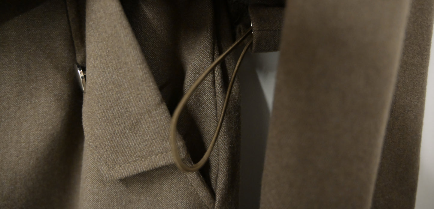 秋冬・高質量滑料外套配半身裙SET 2色入 1W61020