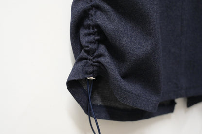 秋冬・高質量滑料外套配半身裙SET 2色入 1W61020