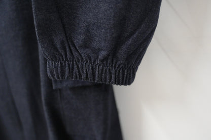 秋冬・高質量滑料外套配半身裙SET 2色入 1W61020