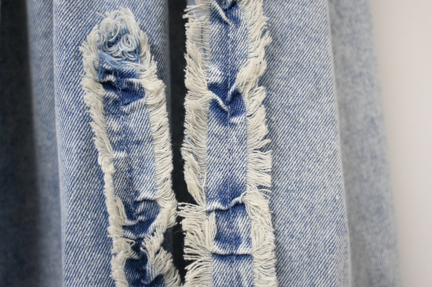 初秋・立體Ruffles洗水牛仔半身裙 2色入 1W61023