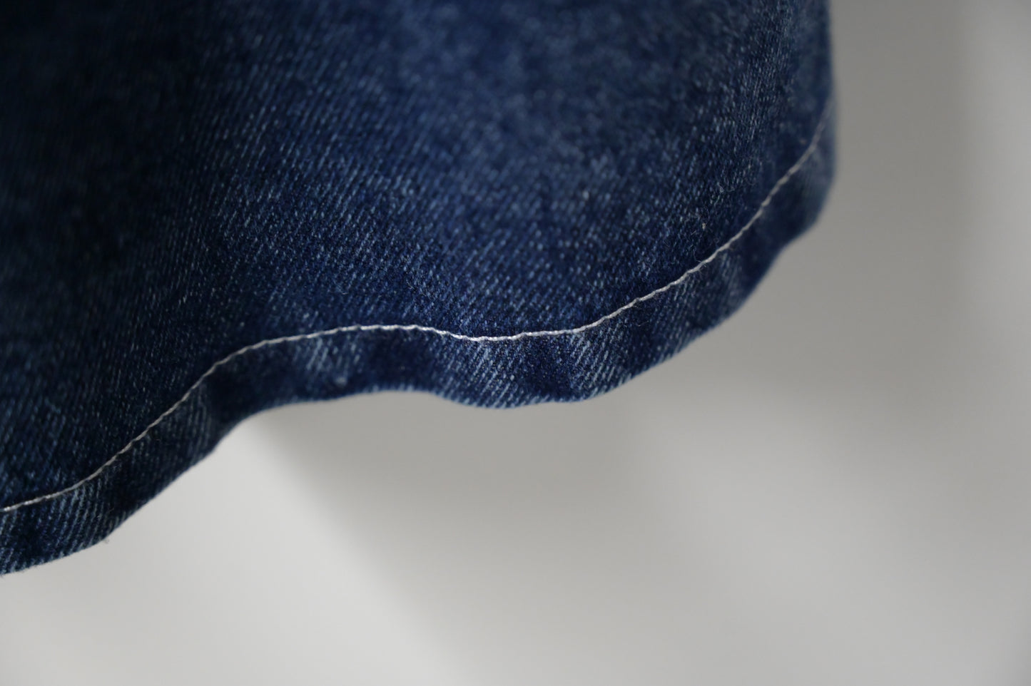 初秋・立體Ruffles洗水牛仔半身裙 2色入 1W61023