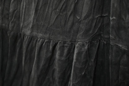 秋冬・超滑親膚絲絨裙連Belt 2色入 1W61024