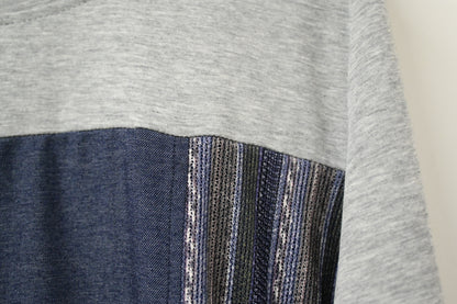 初秋・束腰拼布修腰連身裙 2色入 1W21025