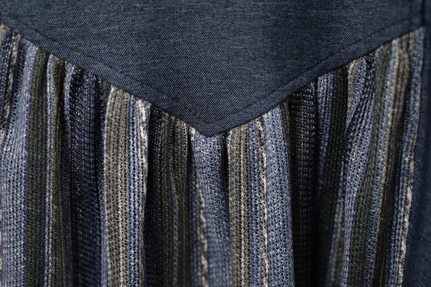 初秋・束腰拼布修腰連身裙 2色入 1W21025