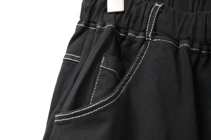 秋冬．厚版明線抽繩長褲 3色入 1W81107