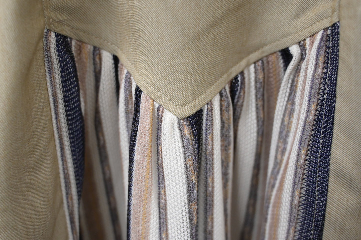 初秋・束腰拼布修腰連身裙 2色入 1W21025