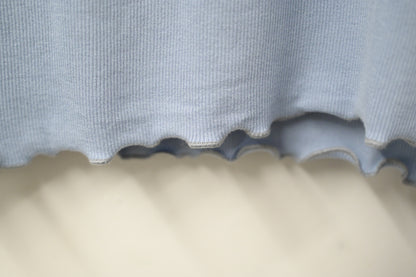 秋冬・三層Ruffles棉花感超彈上衣 5色入 1W11029