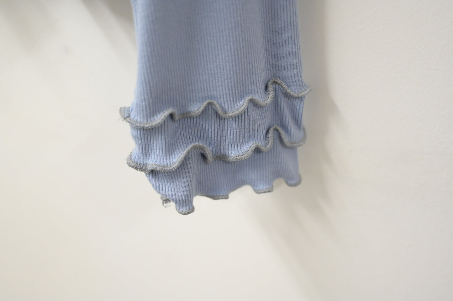 秋冬・三層Ruffles棉花感超彈上衣 5色入 1W11029