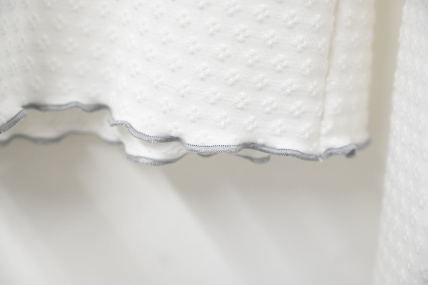 秋冬・暗紋花仔半領上衣 3色入 1W11030