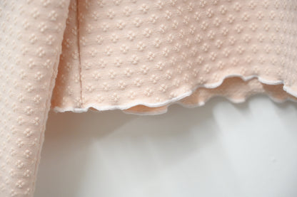 秋冬・暗紋花仔半領上衣 3色入 1W11030