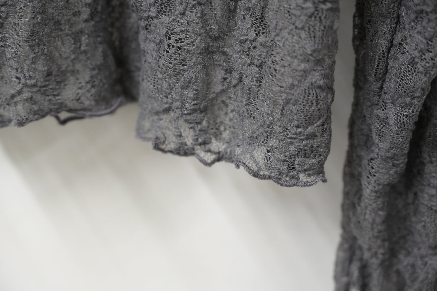 初秋・半領透視Lace上衣 4色入 1W11031