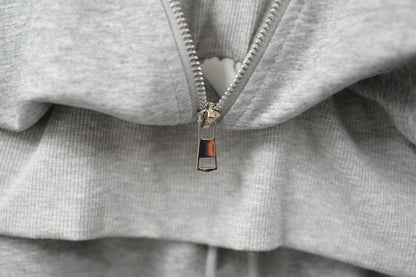 秋冬・太空棉露肩衛衣配半身裙SET 2 色入 1W61032