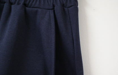 秋冬・太空棉露肩衛衣配半身裙SET 2 色入 1W61032