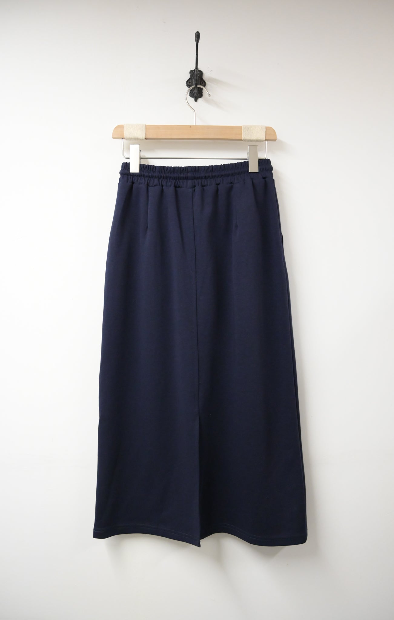 秋冬・太空棉露肩衛衣配半身裙SET 2 色入 1W61032