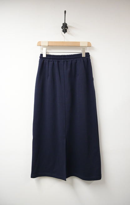 秋冬・太空棉露肩衛衣配半身裙SET 2 色入 1W61032