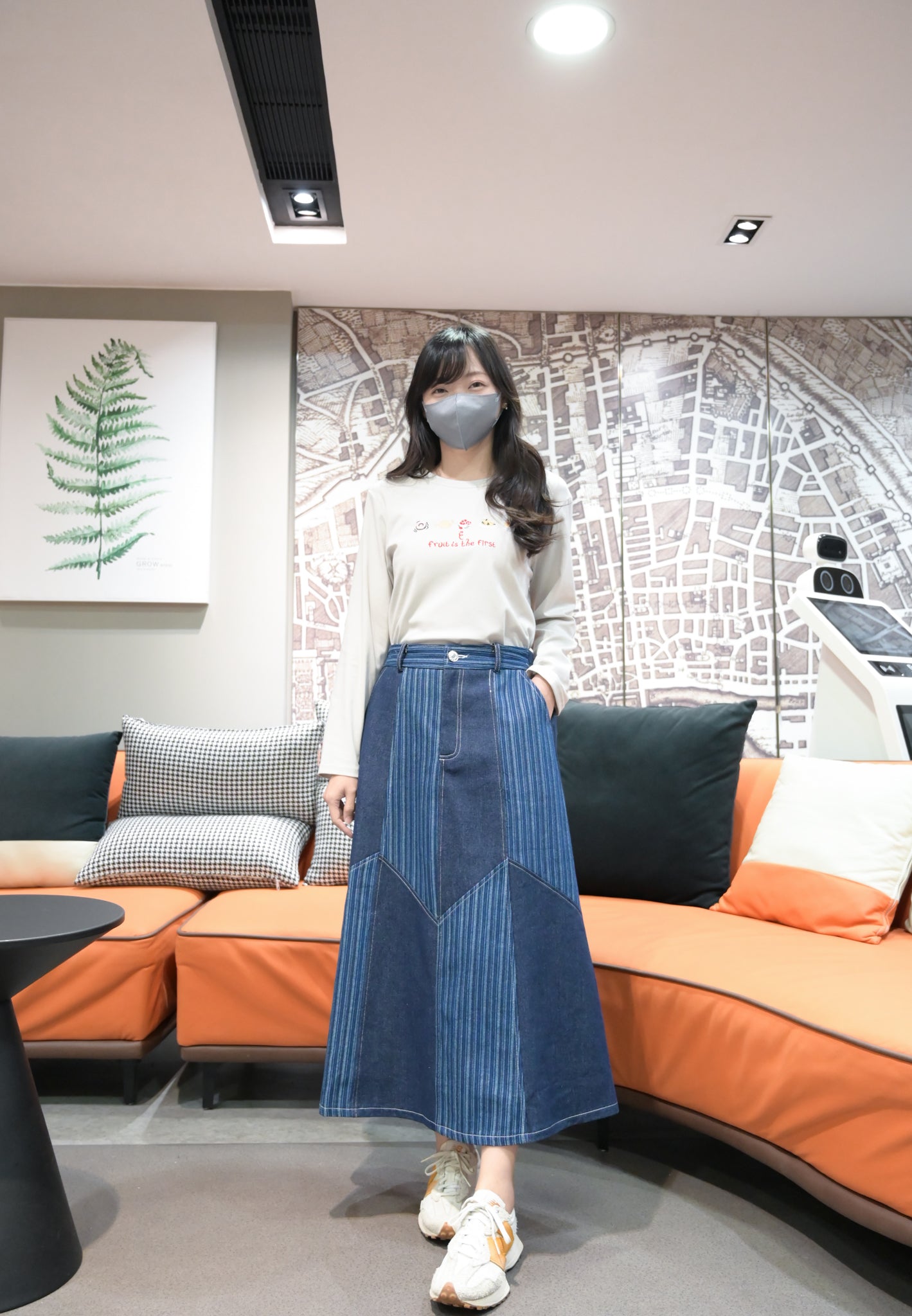 初秋・刺繡冬甩🍩甜品純棉薄長袖 4色入 1W51034