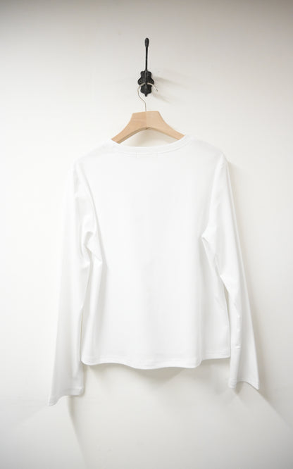 初秋・刺繡冬甩🍩甜品純棉薄長袖 4色入 1W51034