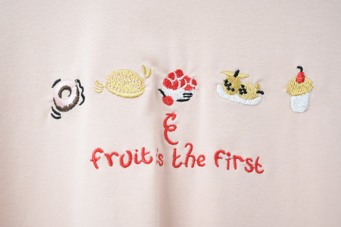 初秋・刺繡冬甩🍩甜品純棉薄長袖 4色入 1W51034