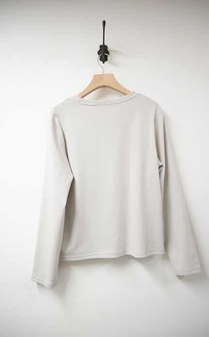 初秋・刺繡冬甩🍩甜品純棉薄長袖 4色入 1W51034