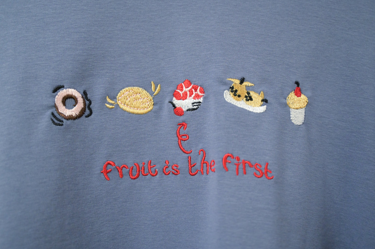 初秋・刺繡冬甩🍩甜品純棉薄長袖 4色入 1W51034