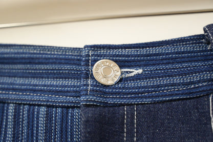 初秋・拼布A字牛仔裙 2色入 1W21038