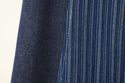 初秋・拼布A字牛仔裙 2色入 1W21038