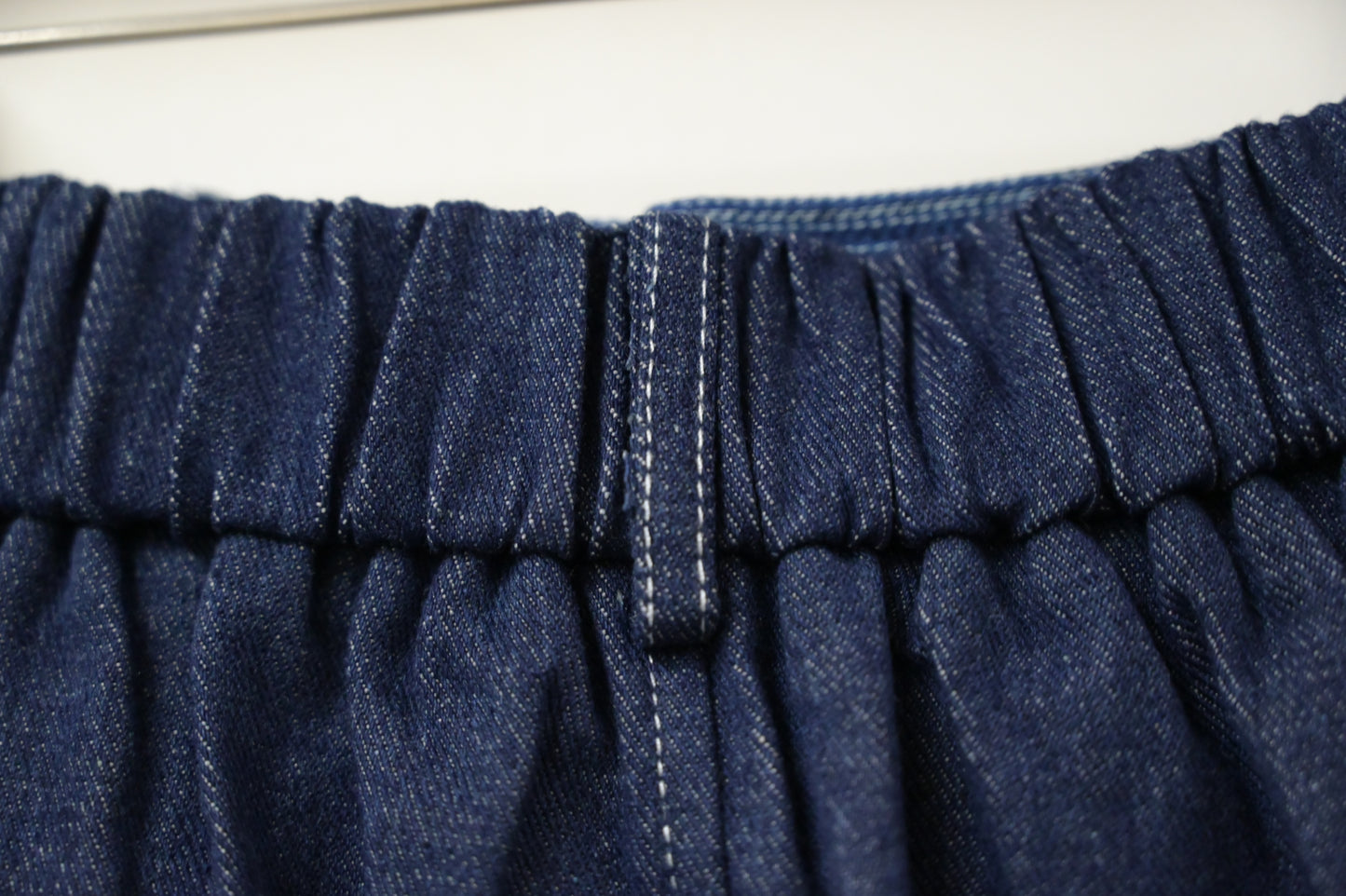 初秋・拼布A字牛仔裙 2色入 1W21038