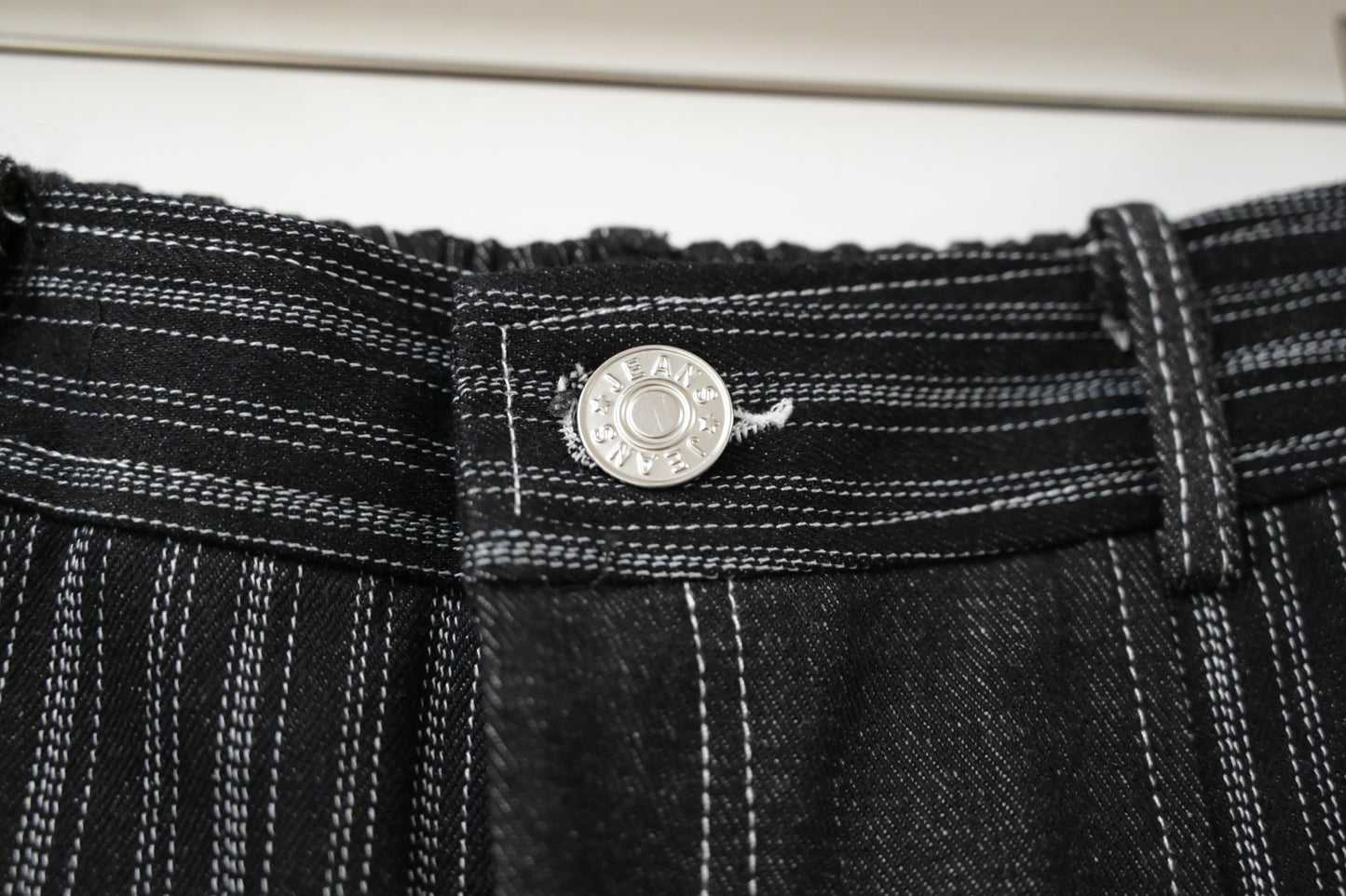 初秋・拼布A字牛仔裙 2色入 1W21038