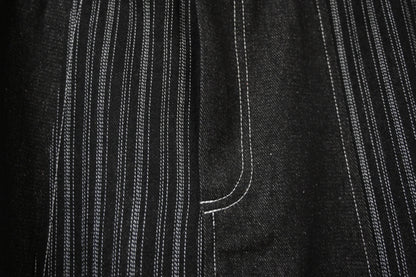 初秋・拼布A字牛仔裙 2色入 1W21038