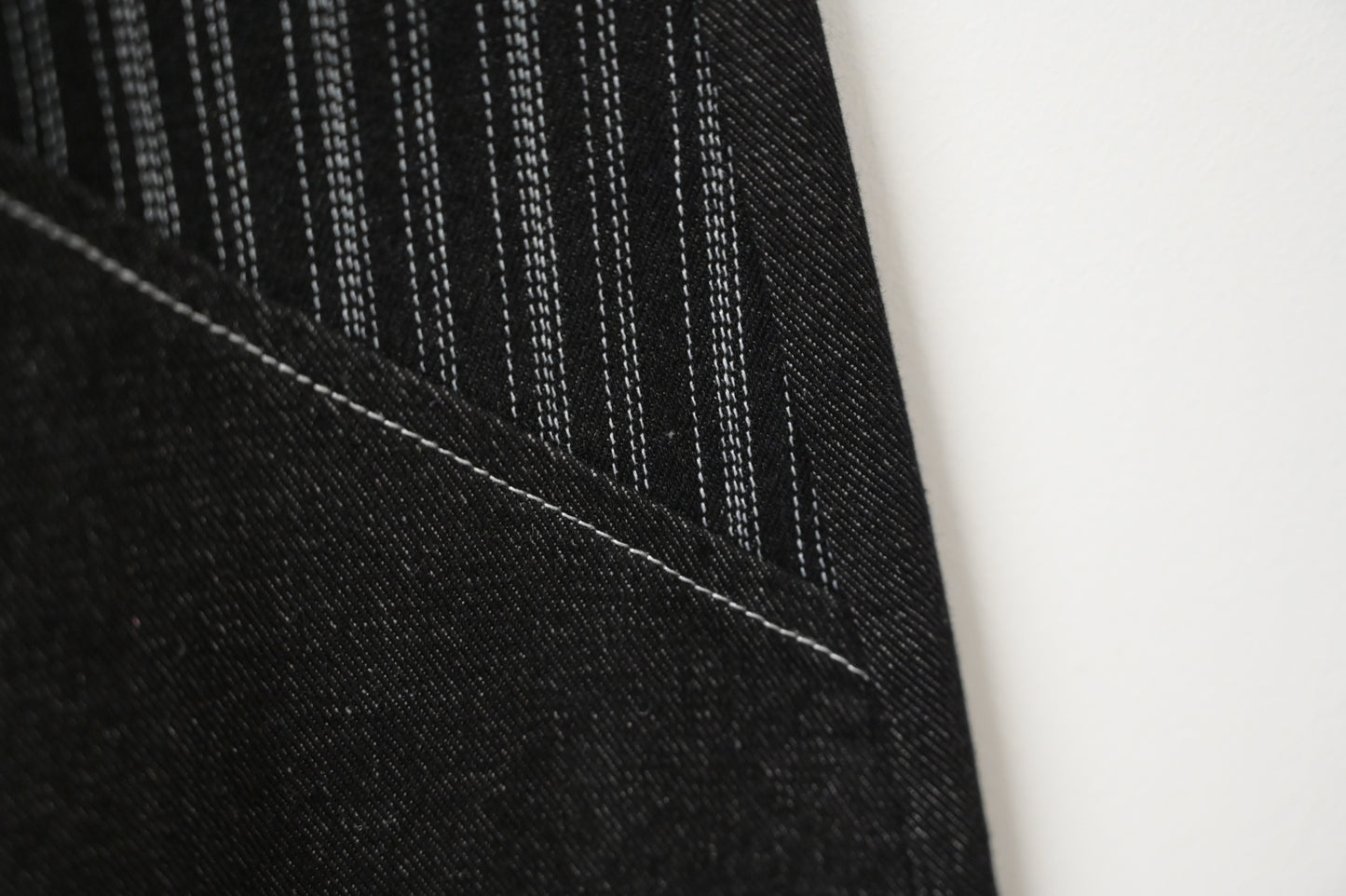 初秋・拼布A字牛仔裙 2色入 1W21038