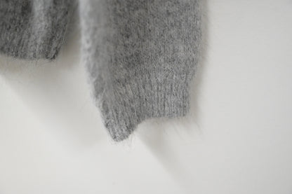 秋冬・Ruffles綁領軟熟溫暖冷衫 2色入 1W21102