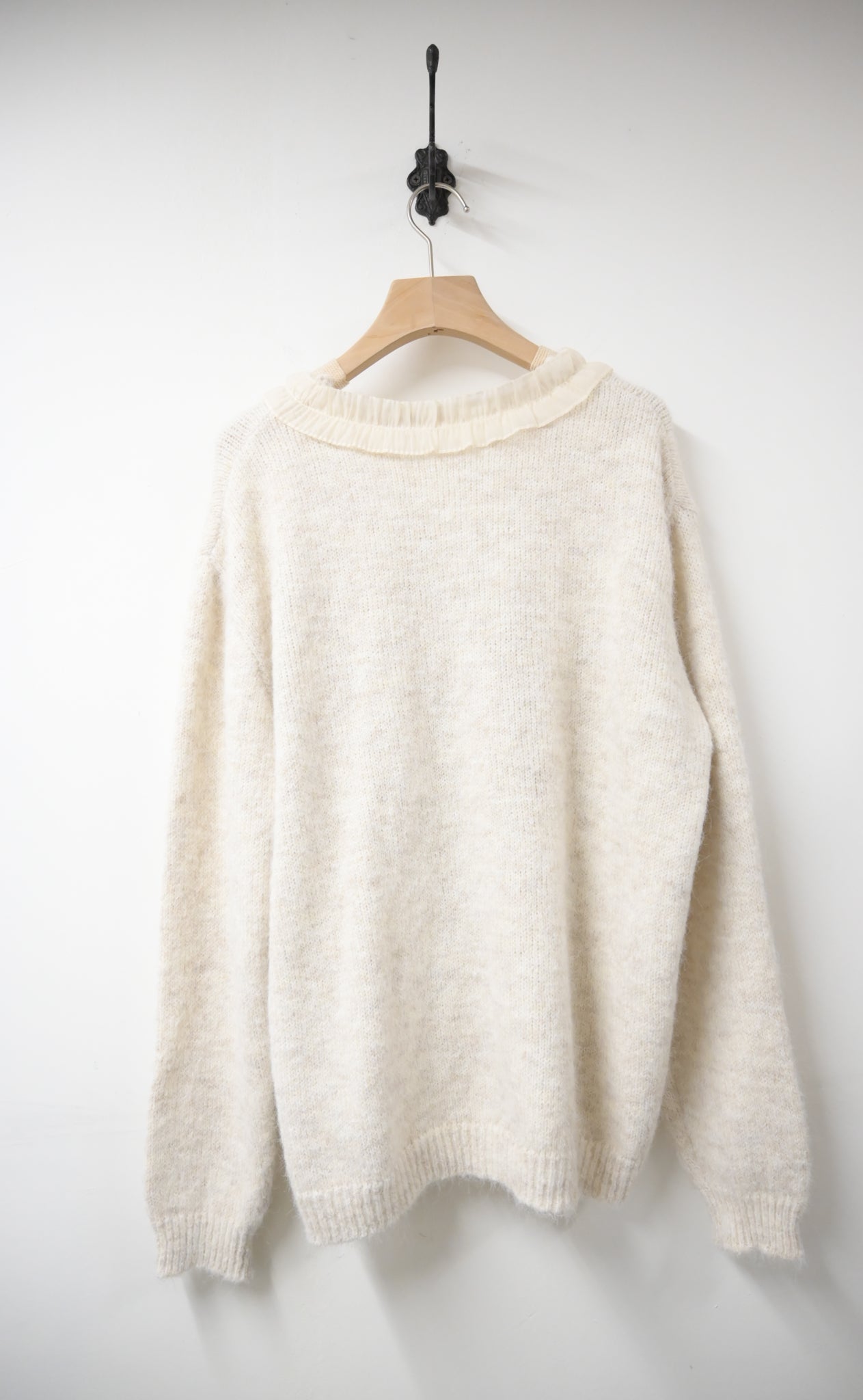 秋冬・Ruffles綁領軟熟溫暖冷衫 2色入 1W21102