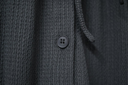 初秋・彈性料排鈕半身裙 2色入 1W61106