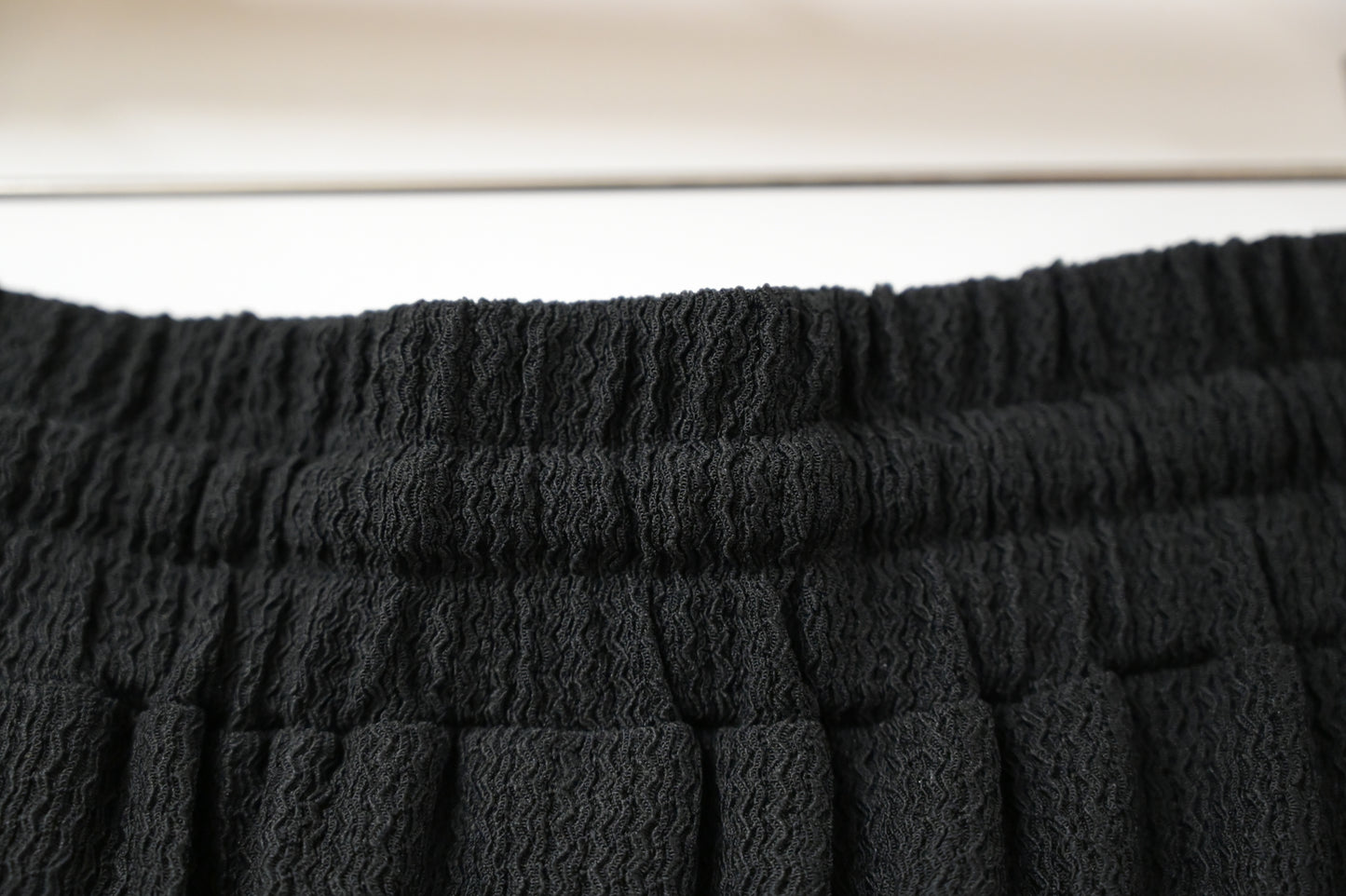 初秋・彈性料排鈕半身裙 2色入 1W61106