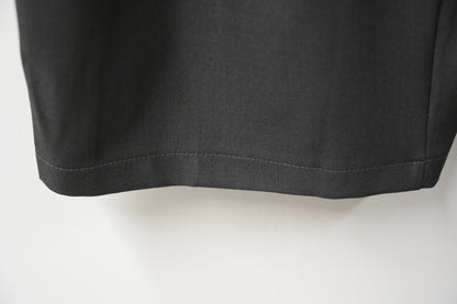 初秋・滑滑綁帶半橡筋落地西褲 2色入 1W61105