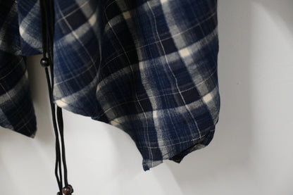 秋冬・不規則格仔裙連Belt 2色入 1W61104